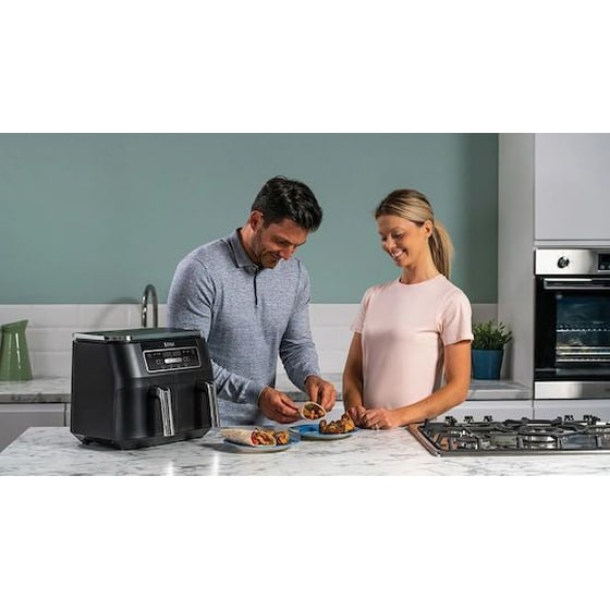 NINJA AF200EU με Διπλό Αποσπώμενο Κάδο 2400 W 7.6 L Μαύρο Φριτέζα Αέρος image 4