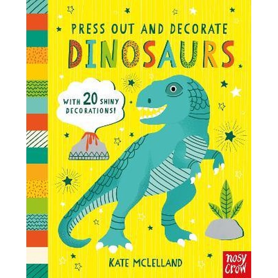 Press Out and Decorate: Dinosaurs image 0