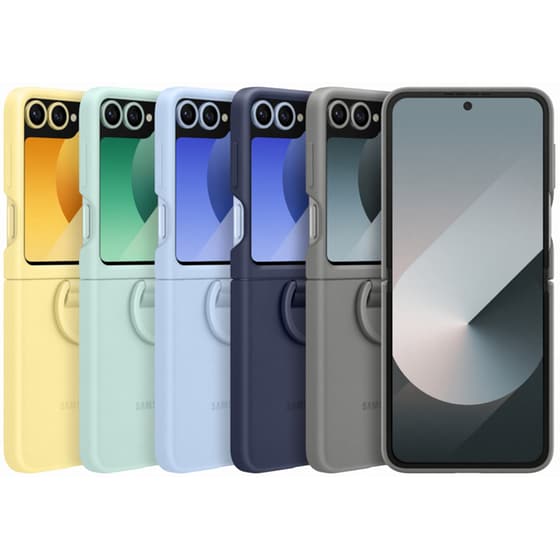 Θήκη Samsung Galaxy Z Flip6 - Samsung Silicone Case - Yellow image 6