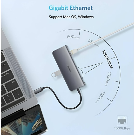 Docking Station Ugreen 40783 9-Port USB 3.0 συμβατό με USB-C image 4