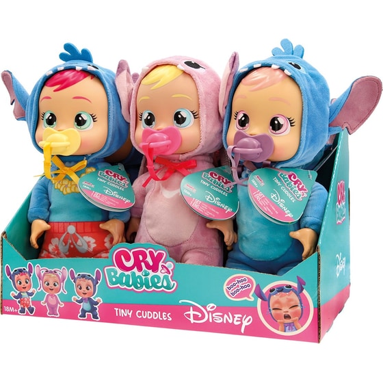 Cry Babies Κλαψουλίνια Αγαπουλίνια Tiny Cuddles Διαδραστική Κούκλα Disney Κλαίει με Αληθινά Δάκρυα 1 Τμχ - Τυχαία Επιλογή Σχεδίου image 6