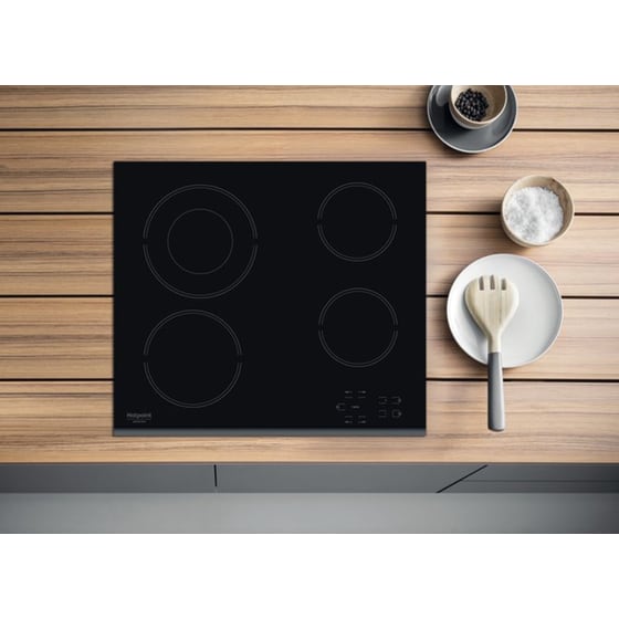 HOTPOINT HR 632 B 58 cm Μαύρο Εστία Κεραμική Αυτόνομη image 1