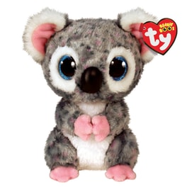 Λούτρινο Ty Beanie Boos  Karli Κοάλα Γκρι Με Βούλες 15 cm
