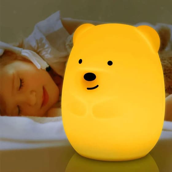 Παιδικό Φωτάκι Νυκτός Led Ango Bear ANG-210 - Λευκό image 1