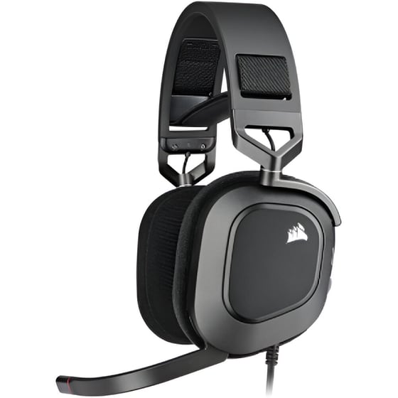 Corsair HS80 Gaming Ενσύρματα Ακουστικά RGB - Carbon image 0