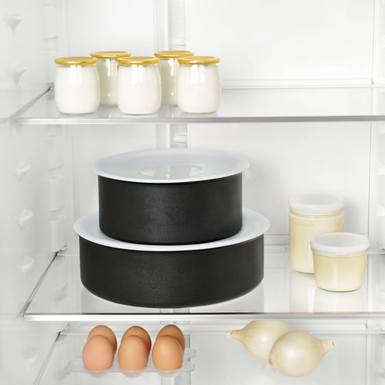 Κάλυμμα Δοχείου από Πλαστικό TEFAL INGENIO Λευκό L90192 3τμχ image 5