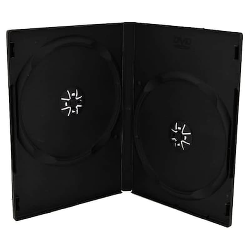 OEM Θήκη CD/DVD Mediarange για 2 Δίσκους - Μαύρο