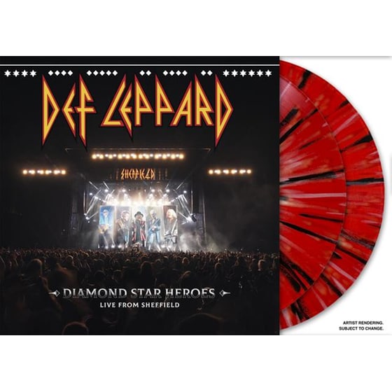 Diamond Star Heroes Live From Sheffield (Black, Red & White Splatter 2LP) image 3