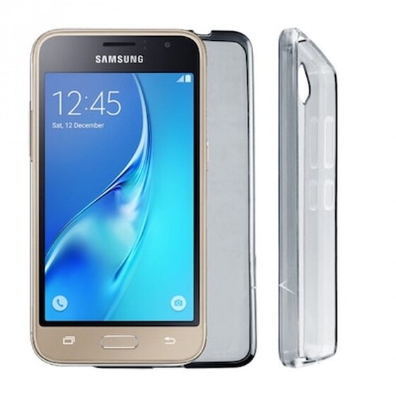 Θήκη Samsung Galaxy J1 2016 - Volte-Tel Slimcolor TPU - Διάφανο Γκρι image 0