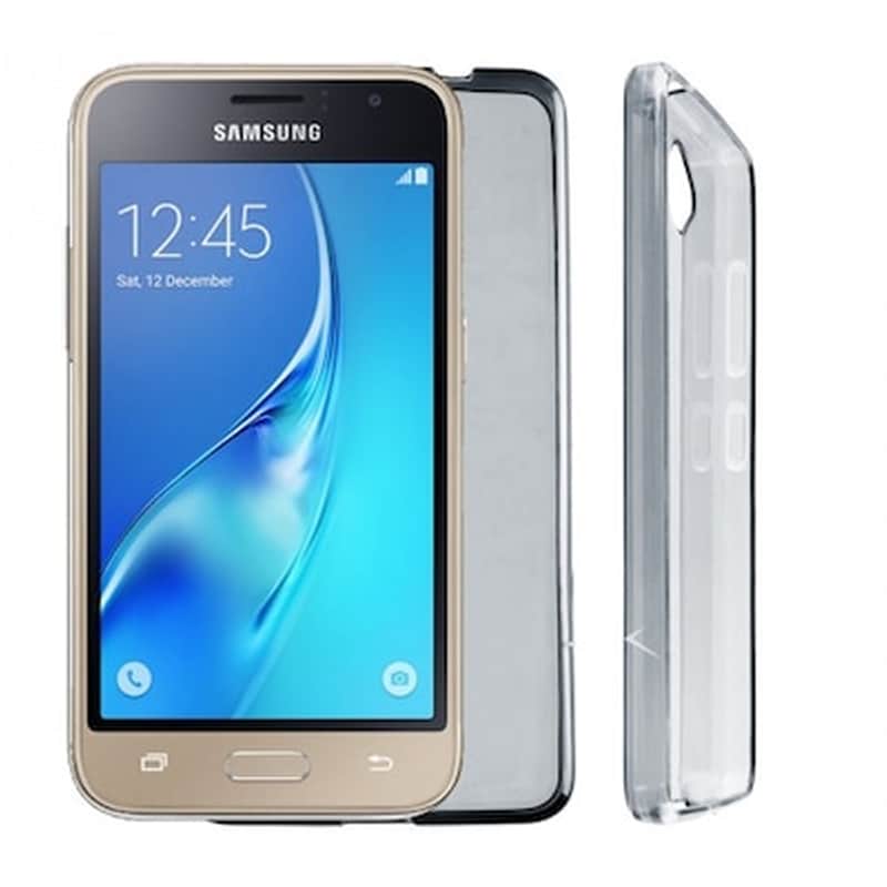 VOLTE-TEL Θήκη Samsung Galaxy J1 2016 - Volte-Tel Slimcolor TPU - Διάφανο Γκρι