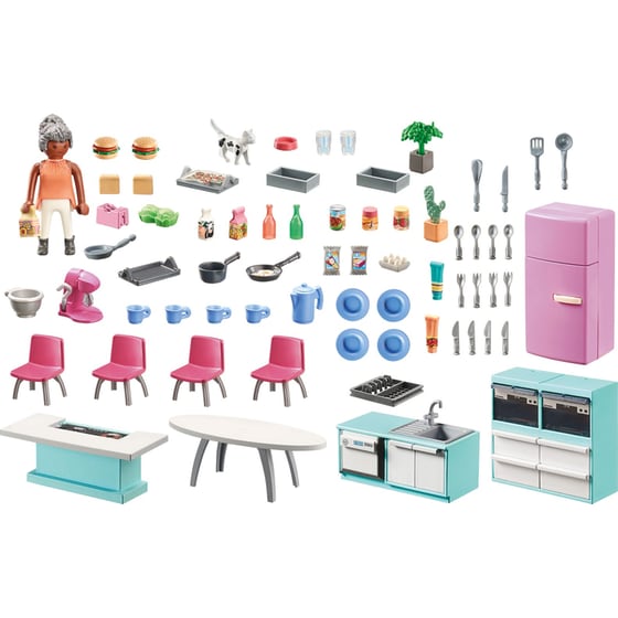 PLAYMOBIL® Μοντέρνα Κουζίνα με Τραπεζαρία (71608) image 1