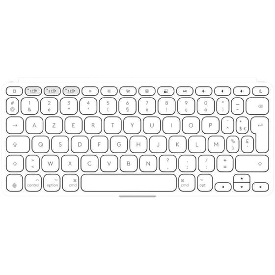 Logitech Keys To Go 2 Ασύρματο Πληκτρολόγιο Αγγλικό US Λευκό image 2