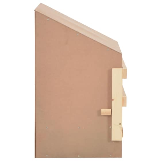 Vidaxl Φωλιά Για Κότες Με 3 Θέσεις 72x33x38 Εκ. Από Μασίφ Ξύλο Πεύκου image 5