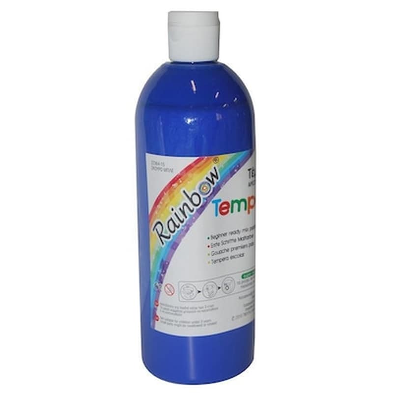 Rainbow Τέμπερα Σκ. Μπλε 500ml