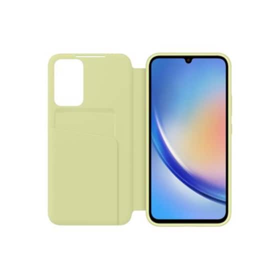Θήκη Samsung Galaxy A34 - Samsung S View Wallet Cover - Lime image 2