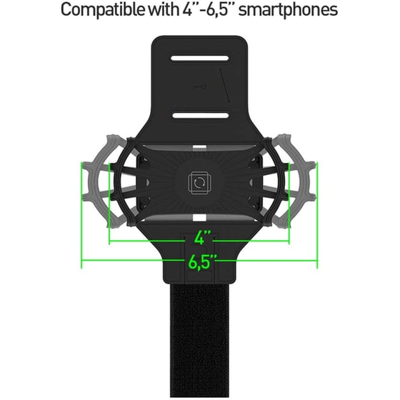 Θήκη Universal - Tellur Μπράτσου Smartphone 4.0″- 6.5″ - Μαύρο image 1
