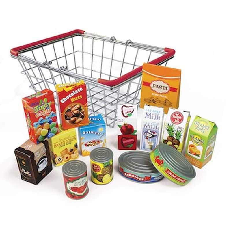 Magni Παιχνίδι Μεταλλικό Καλάθι Super Market Με Ψώνια Mgn2691