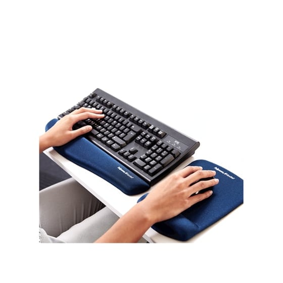 Mousepad Fellowes PlushTouch  Wrist Rest - Μπλε image 2