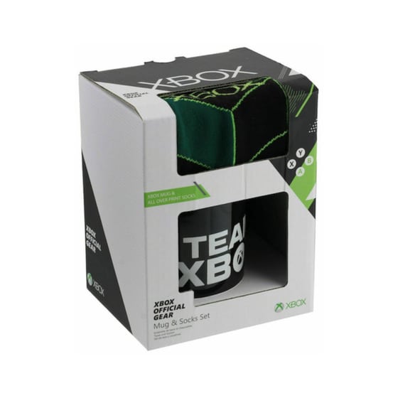 Σετ Κούπα με Κάλτσες Paladone Xbox Κεραμική 300 ml - Μαύρο image 3