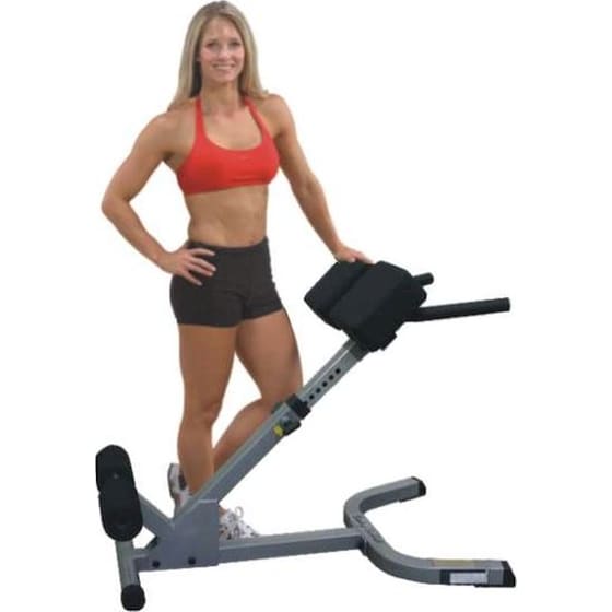 Ραχιαίων Πάγκος Γυμναστικής Body-Solid Back Hyperextension GHYP45 125x65x90cm - Γκρι/ Μαύρο image 3
