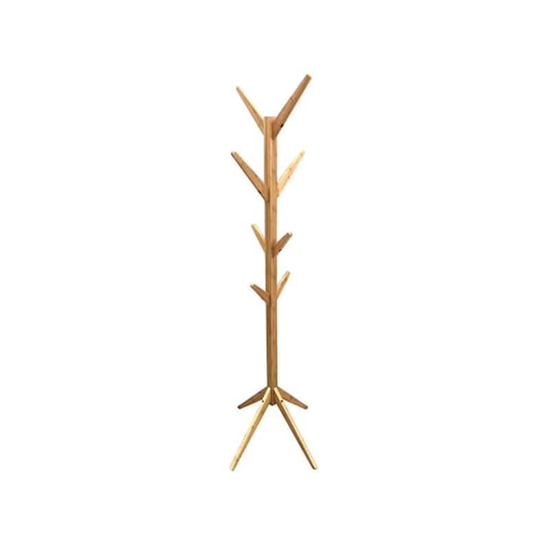 ARIA TRADE Καλόγερος Ξύλινος Με 8 Γάντζους 178 cm- Σε Καφέ Χρώμα