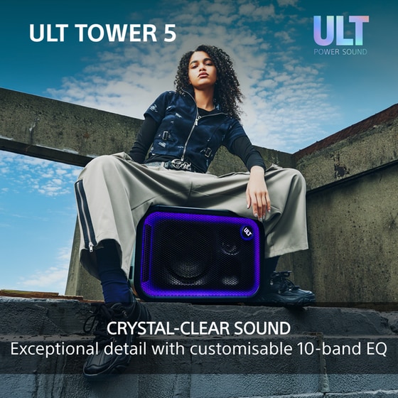 Party Speaker Sony ULT Tower 5 300W - Black image 3