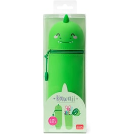 Κασετίνα Βαρελάκι Μολυβοθήκη Legami Kawaii Soft 2-In-1 Σιλικόνης Dino Μονή