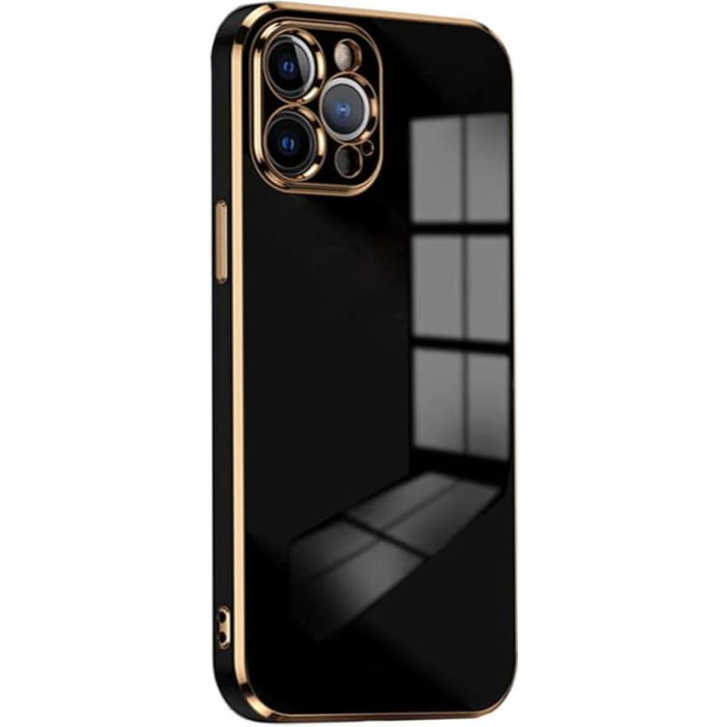 Θήκη Apple iPhone 12 Pro Max - Bodycell Gold Plated - Black