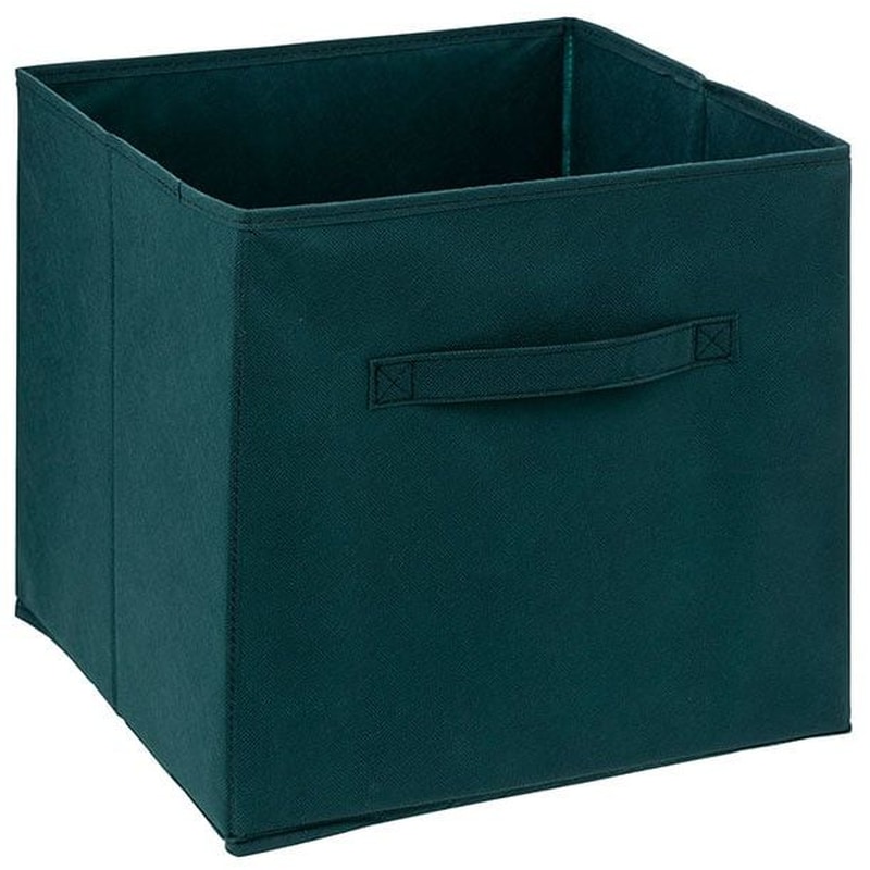 Κουτί Αποθήκευσης Spitishop από Ύφασμα F-v Storage 130060e 31x31x31 cm – Πετρόλ