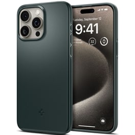Θήκη Apple iPhone 15 Pro Max - Spigen Thin Fit - Abyss Green