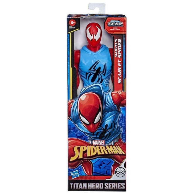 HASBRO Hasbro Marvel Spider-man Blast Gear: Titan Hero Series - Marvels Scarlet Spider (e8521)
