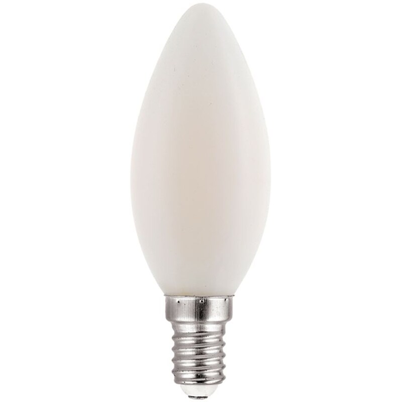 DIOLAMP Λάμπα LED Diolamp Deco6wwfrdim Frosty Dimmable E14 6W 2700K 540LM 3.5x10cm - Θερμό Λευκό