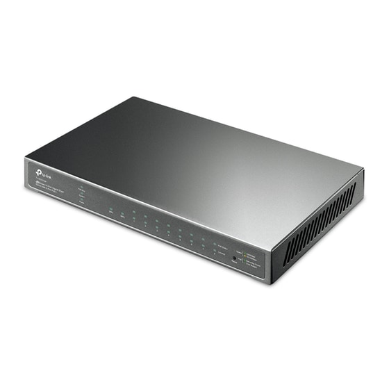 TP-LINK TL-SG2210P Network Switch Managed L2 Gigabit Ethernet (1000 Mbps) PoE Support με 8 Θύρες Ethernet και 2 SFP Θύρες image 1
