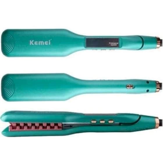 Ισιωτικό Μαλλιών Kemei KM-1228 55 W - Πράσινο image 5