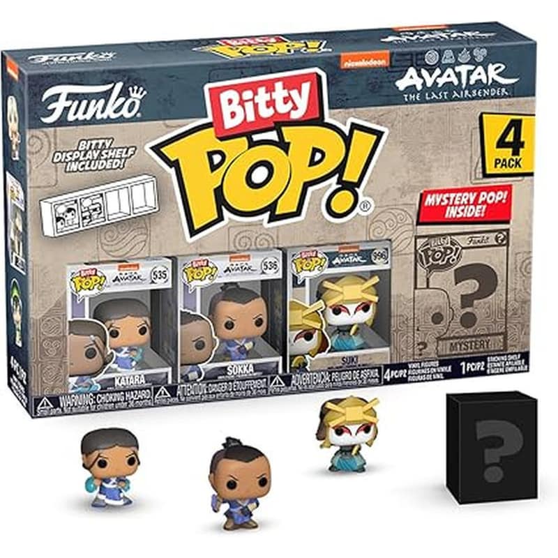 Funko Bitty Pop! Avatar The Last Airbender - Katara/Sokka/Suki/Mystery 4-pack