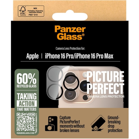 Προστατευτικό κάμερων Apple iPhone 16 Pro/iPhone 16 Pro Max - PanzerGlass Camera Lens Protection image 3