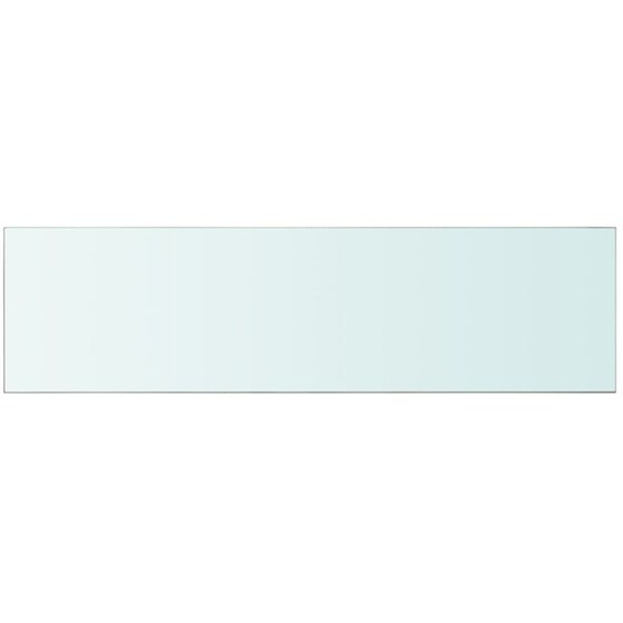 Ράφια Τοίχου VidaXL Πάνελ από Γυαλί 110x30 cm 2 Τμχ - Διάφανο image 1