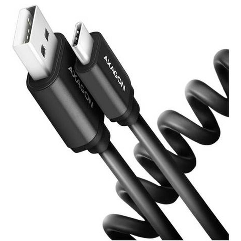 Καλώδιο δεδομένων Axagon BUCM-AM10TB TWISTER USB-A USB-C - Μαύρο