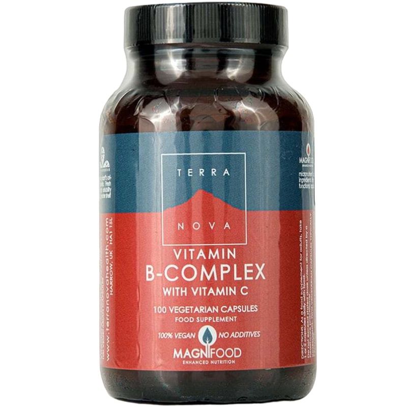 Terranova Vitamin B-complex with Vitamin C - 100 κάψουλες