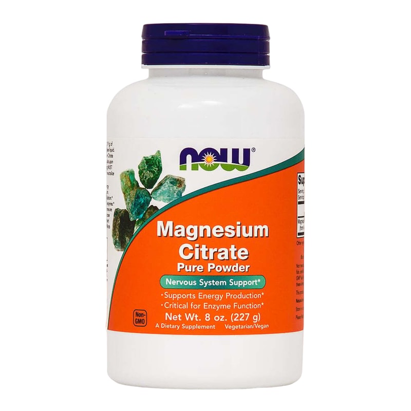 Μέταλλα Now Magnesium Citrate Pure Powder - 227gr