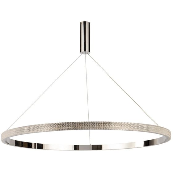 Φωτιστικό Οροφής Led Dimmable Homelighting Amarylis 77-8165 από Αλουμίνιο - Ασημί image 0