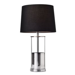 Πορτατίφ Aca Renouar Od90791tbc Μεταλλικό 22x22x45 cm - Ασημί/Μαύρο
