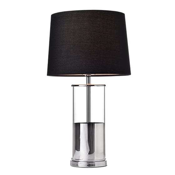 Πορτατίφ Aca Renouar Od90791tbc Μεταλλικό 22x22x45 cm - Ασημί/Μαύρο image 0