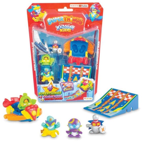 AS Company Φιγούρες Superthings Kazoom Kids - 4 Φιγούρες με Αξεσουάρ (Διάφορα Σχέδια) image 0