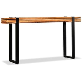 Κονσόλα Vidaxl από Μασίφ Ανακυκλωμένο Ξύλο 180x30x76 cm - Καφέ