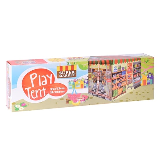 Play Tent Παιδική Σκηνή 72x95x102cm με Θέμα Ροζ Σπίτι image 1