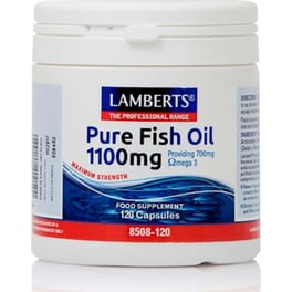 Λιπαρά Οξέα Lamberts Pure Fish Oil 1100mg - 120 κάψουλες