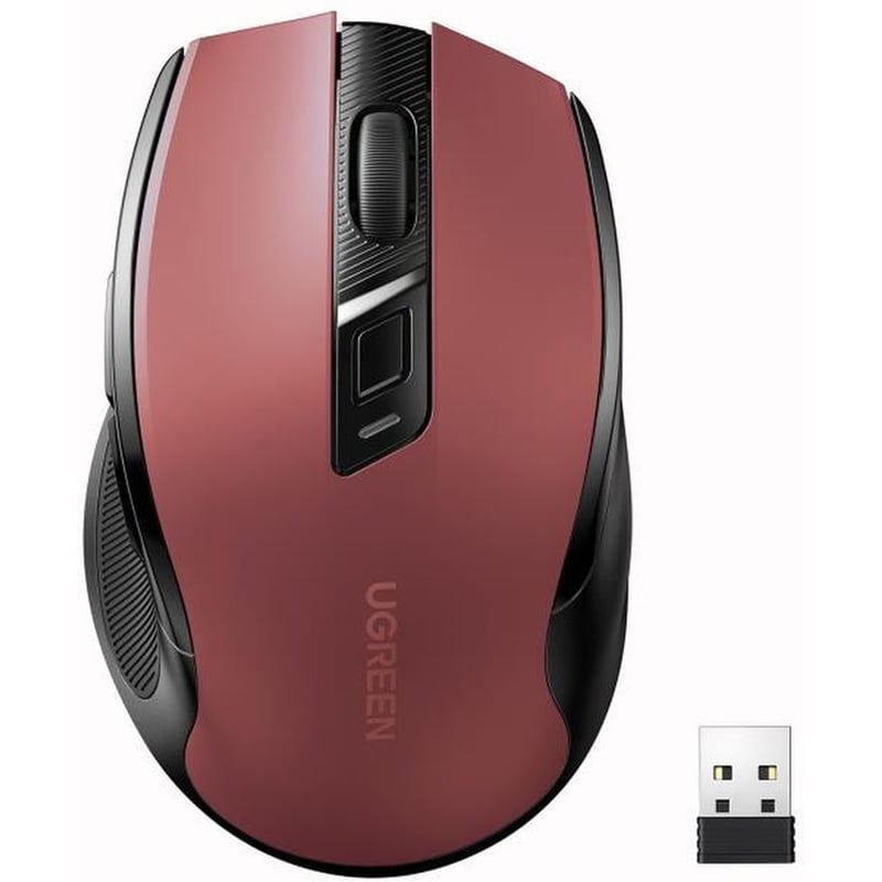 Ugreen MU006 Ασύρματο Ποντίκι Red