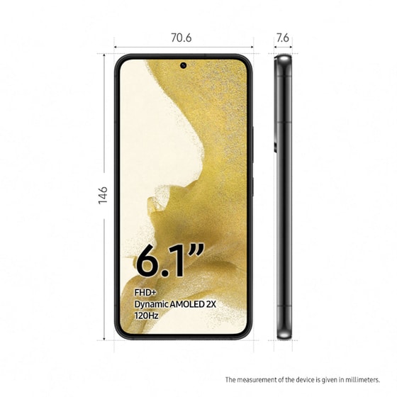 Samsung Galaxy S22 5G 256GB - Phantom Black image 1