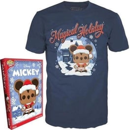 Funko Pop! Boxed Tee: Disney Holiday - Santa Mickey - L